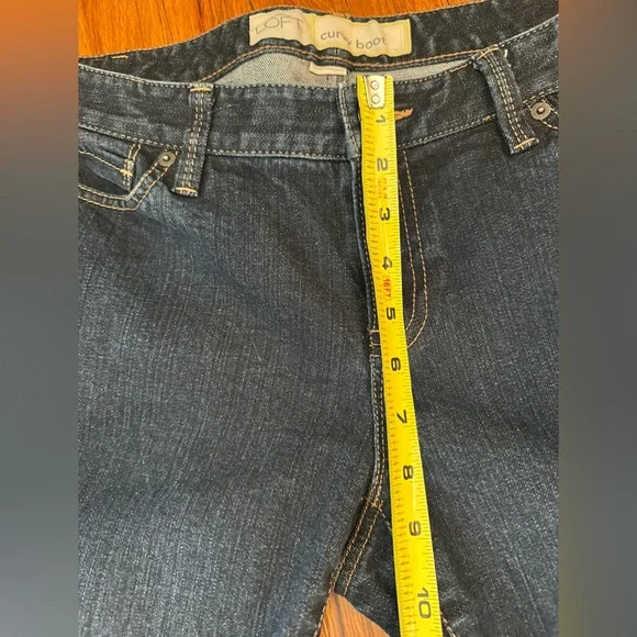 Women’s Ann Taylor Loft Curvy Bootcut Jeans 10 Petite - New - Picture 6 of 8